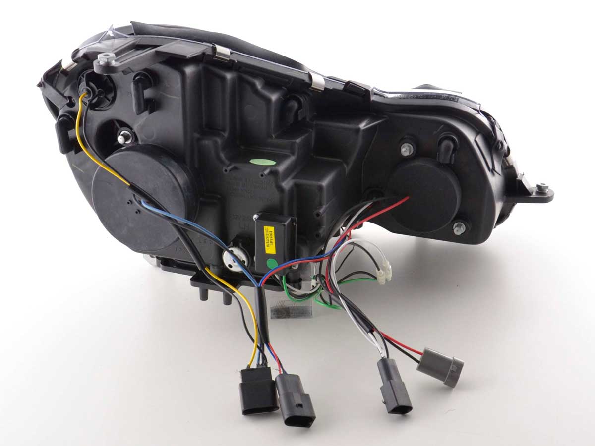Scheinwerfer Set Daylight LED TFL-Optik Mercedes E-Klasse 211 02-06 schwarz Scheinwerfer Set Daylight LED TFL-Optik Mercedes E-Klasse 211 02-06 schwarz